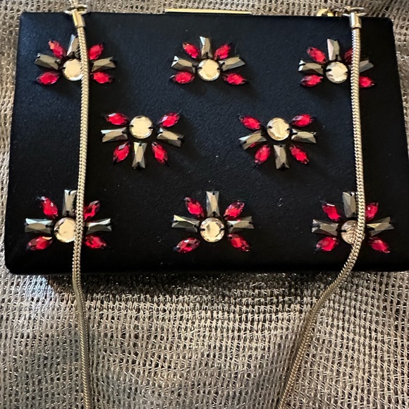 Kate Spade Tiny Emmanuel Crystal Bag - Satin Clutch Is Perfect For Evenings Out - Picture 6 of 16